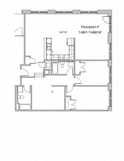 the floor plan of the ground floor of a house